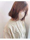 イメチェン/ホワイトブロンド/外ハネボブ/美髪/勾当台