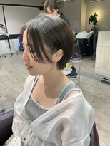 コワファーストナガサキシャンプーボーイ(COIFF1RST NAGASAKI SHAMPOO BOY)&nbsp;大人可愛い20代30代40代黒髪前下がりショートボブ丸みショート◎