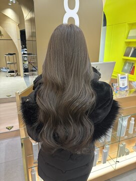 エイトヘアー(8 HAIR) シアーベージュ オリーブベージュ  ブリーチなしダブルカラー