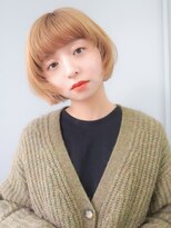 ラフィスヘアーベル 九大学研都市店(La fith hair Belle) 【La fith】レイヤーボブ×ケアブリーチ×ミルクティーベージュ