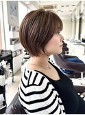 【30代・40代奈良】まとまり艶ショートボブ/髪質/うるは