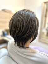 ヘアーデザイン モモ(Hair Design MoMO)&nbsp;オシャレウルフカット！白髪ぼかしハイライト