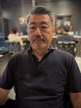 ザマンニューヨーク 南麻布店(THE MAN NewYork) 大人外国人風メンズ七サイドパートフェード:大村 大心