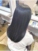 暗髪×髪質改善カラー