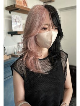 クイン(qin) ツートーンセパレートカラー