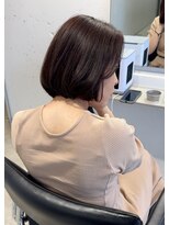 ティム(tim)&nbsp;大人ボブ/フレンチボブ/丸みボブ/赤みブラウン/暖色ブラウン