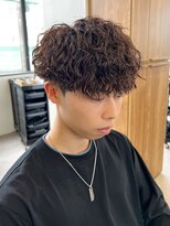 エルマーク 樟葉(L-MARK) 波巻きスパイラル/men's/ツイストスパイラル/メンズパーマ/学割