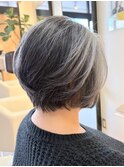 富士見ヶ丘ショートくびれショートイルミナカラー顔周りレイヤー