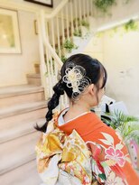 美容室 ティンカーベル 編みおろし