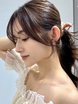 エジョン 三鷹店(Aejon) 三鷹レイヤーカット韓国ダブルカラー顔周り前髪カットボブ