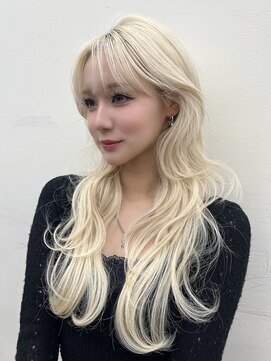 ベル 表参道Terrace(Belle) 抜きっぱなしブロンド/ケアブリーチ/ハイトーン/デザインカラー