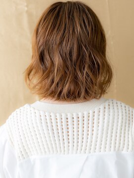 カバーヘア ブリス 川口(COVER HAIR bliss) ミルクティーブロンドドライパーマプードルボブX川口20代30代