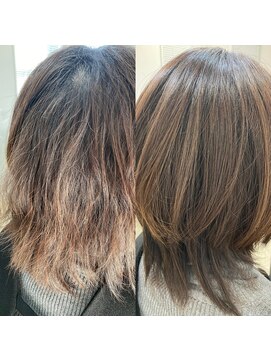 ワイ(Y) 自然な仕上がりの縮毛矯正