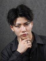 アウル 心斎橋(owl)&nbsp;ソフトツイストスパイラルパーマ×アップバングショート×men's