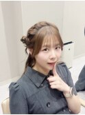 ライブ映えするヘアアレンジ