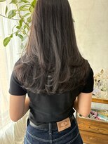 ミント(mint)&nbsp;☆夏カラー☆オリーブグレージュ☆レイヤーカット☆アッシュ