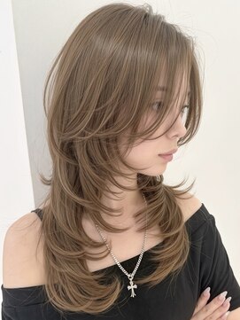 シー 萩原店(sea) ブリーチハイライト髪質改善ダブルカラーレイヤーカット