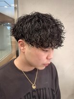メンズサロン ガウディ 三宮店(men's salon Gaudi) 波巻きスパイラルパーマ×メンズ刈り上げツーブロックマッシュ