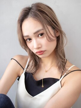 エイト タカサキ 高崎店(EIGHT takasaki) 大人可愛い美髪小顔魅せカットミルクティーベージュ20代30代269