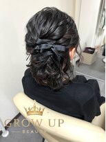 グロウアップビューティー(GLOW UP BEAUTY) ハーフアップ/ハーフツイン/ゆるふわ/リボン