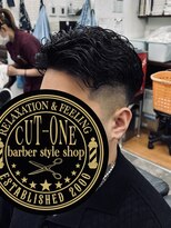 カットワン 竹の塚店(Cut-one)&nbsp;ニュアンスパーマ　フェードカット