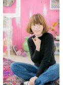上品カジュアル★Aラインボブ