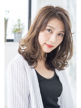 ノアパルフェ 銀座(noah parfait) 大人可愛い☆ゆるクシャミディアム!!