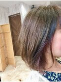 大人かわいいオシャレインナーカラー