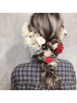 バース プレイス(BIRTH PLACE) 卒業式お花畑の編みおろし☆