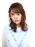 くせ毛セミロングスタイル☆