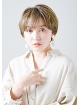 ヘアーサロンデフォーエバー(hairsalon de Forever) ミルクティーベージュ×柔らかマッシュショート