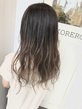 コレロ ヘアー(KORERO hair) バレイヤージュ×ラベンダーベージュ