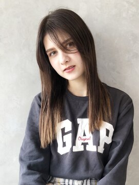 アイティー バイ アルバム 浦和店(IT by ALBUM) ストレートスタイル_チェリーブラウンフェミニンロング_36815