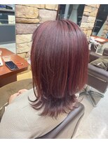 カプア 仙台駅前店(Kapua)&nbsp;１０代２０代３０代◎大人可愛いハイライト　レッドピンク