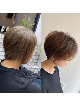 アヴァロン(AVALON) 【mag ginza】絶壁解消!!横顔美人なオトナの丸みショート72