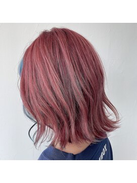 テクライズ 豊橋店(TECHRISE) ☆春カラー!ベイビーピンク×水色インナーカラー!10代20代☆