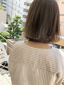 ミント(mint) *オリーブグレージュ☆暗くても透ける*