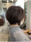 ブラウンショート_マッシュショート