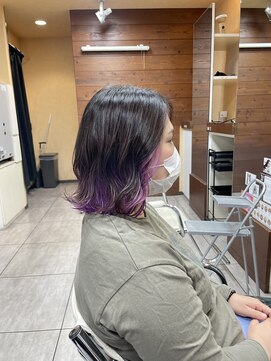 ブレス 小阪店(brace) くびれヘア×バイオレット