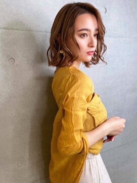 オレロ 国立(olelo) 大人ガーリー/似合わせカット/リバースセンターパート/国立