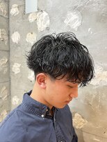 アカ(ACA)&nbsp;メンズカットパーマ波巻ツイストスパイラルパーマ札幌大通