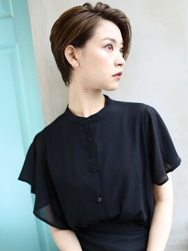 バース(BIRTH) 天神【BIRTH】前髪なしショート×耳掛けかき上げショート　6