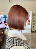 Hona hair ☆ ピンクベージュ×ボブ