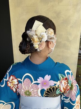 ゼスト フィーノ(ZEST fino) 【ZEST立川 橋本姫奈】袴着付け×ヘアセット