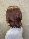 ほんのりピンクブラウン