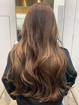 ノク(nok) キャラメルブラウン_ダークアッシュチェリーブラウンフェミニン