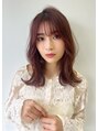 ハピネスフィール 宇治店(Happiness FEEL) ミディアムヘア艶カラー。ダメージレスな施術を心掛けます。