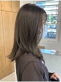 グレーベージュ_グレージュカラー_ミルクティーアッシュ