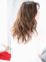 スペース 海浜幕張(spes)&nbsp;海浜幕張/髪質改善/かきあげバング!カーキベージュで大人波巻きb