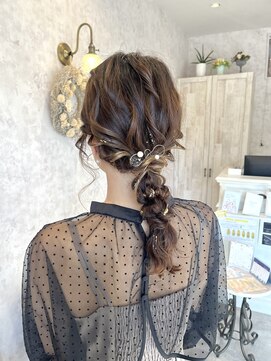 ディーヴァヘアーエズ(DIVA hair Eze) 【kotone】ミディアムヘア＊編みおろし